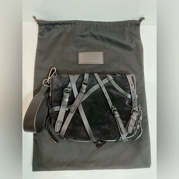 ALEXANDER WANG - Kirsten Suede Clutch - Picture 2 of 10